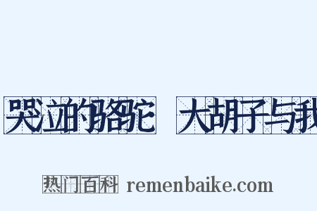 哭泣的骆驼·大胡子与我是什么意思的图片